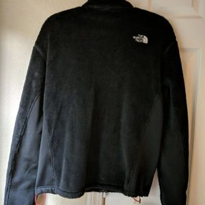 North face black zip up fleece